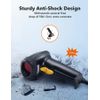 TaoTronics USB Barcode Scanner Wired Handheld Laser Automatic Bar Code Reader