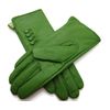 Womens Genuine Soft Leather Gloves Fully Lined. (Light Green, Medium 7")