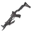 M48 Hell Hawk Self-Cocking Assault Crossbow Pistol - Lightweight Fiberglass Limbs, TPR Grip, 80-LBS Draw Weight, Picatinny Rail, Includes Bolts - Perfect for Hunters - Crossbow Pistol Length 24"