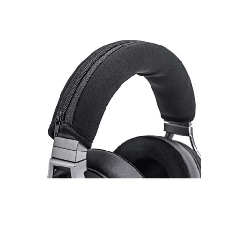 wumio 1pc Black Headband Cover Replacement for ATH M50X M50 M40X M40 M30X M20X MSR7 Headphone Cover Neoprene Protective Cover Anti-wear Repair Elastic Band Fit