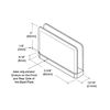 CRL PPH301BR Polished Brass Adjustable Prima Series Hinge