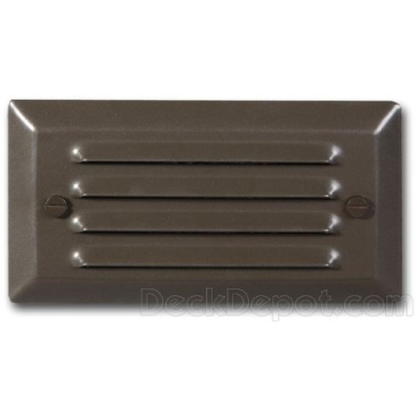 Pyxis Recessed Step Riser Deck Light, 6W LED, Bronze