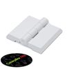 10x White Acrylic Hinges - No Glue Required. Plastic 32mm
