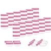 ZEJIA 3 Gram Sample Containers with Lids, 50 Count Tiny Sample Jars, 3ML Makeup Cosmetic Containers for Lip Balms, Lotion, Powder, Beauty Products(Pink Lids)