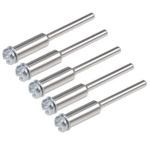 uxcell Cut-off Wheel Screw Mandrel 0.09 inch (2.35 mm) Shank Cutting Disc Holder Tool 5 Pcs