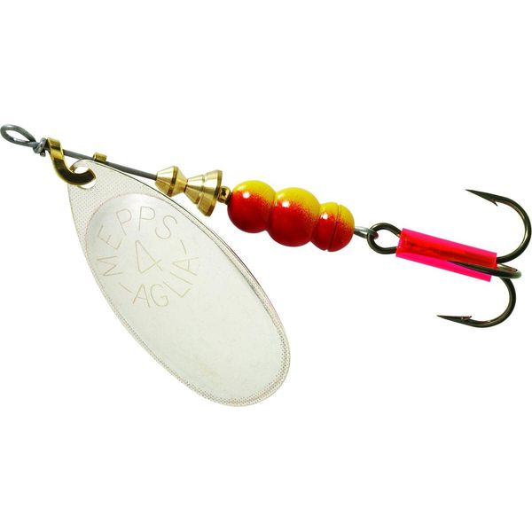 Mepp's Aglia Plain Treble Fishing Lure, 1/3-Ounce, Silver (Model: B4 S)