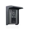 Outdoor Intercom Rain Cover Intercom Entry Control Doorbell Sunshade Protector Metal Black Video Doorbell Protector