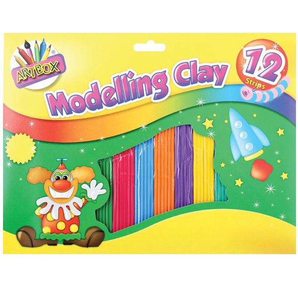 THE ART BOXARTBOX Medium Modelling Clay (Strip of 12)