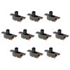 Rebower Latching Slide Control Switch Slide Switch Toggle Switch Current Flow Control 3 Pin 1P2T for Electronic Project 4mm 30pcs