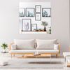 Full Length Mirror Tiles 13.78" 8Pcs Frameless Wall Mirror Set Make Up Mirror