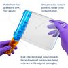 Apothecary Products Pill Tray & Spatula for Tablets, Medicine, Vitamins, Right-Handed, Clear, 2 Count