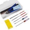 WMYCONGCONG 24 PCS Gundam Model Kits Modeler Basic Tool Set for Model Building Fixing and Repairing