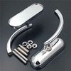 Mini Oval Chrome Motorcycle Rear View Mirrors For Harley Davidson Breakout FXBRS