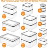Airtight Food Storage Containers Set for Kitchen Pantry Organization (40Pcs)