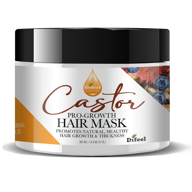 Difeel Essentials Pro-Growth Castor Hair Mask 8 oz.