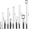 5 Pcs Magnetic Telescoping Pick-up Tool Kit for Extra Viewing Pickup Dead Angle