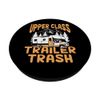 Motorhome Camping Retro Upper Class Trailer Trash PopSockets Adhesive PopGrip