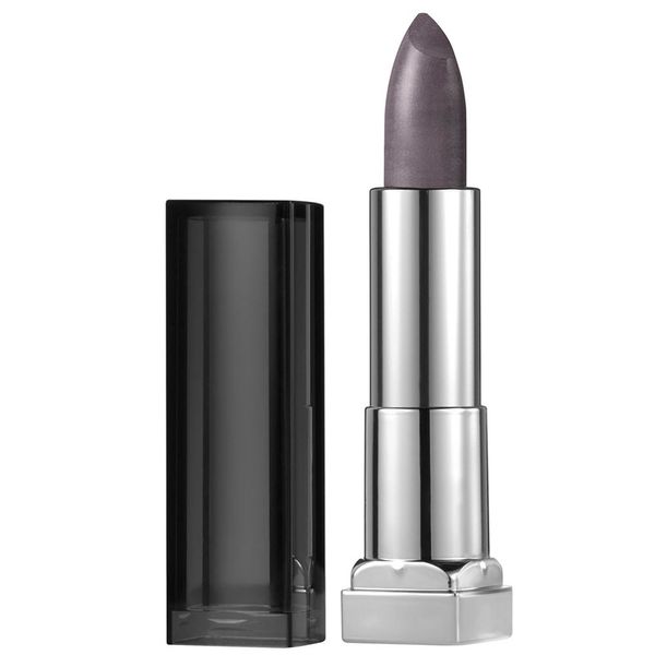 Maybelline New York Color Sensational Silver Lipstick Metallic Lipstick, Smoked Silver, 0.15 oz