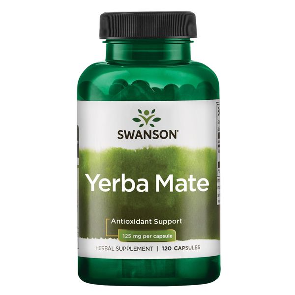 Swanson Yerba Mate (4:1) 125 mg 120 Capsules