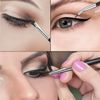 3 Pack Fine Angled Eyeliner Brushes Ultra Thin Slanted Flat Angle Cosmetic Tool
