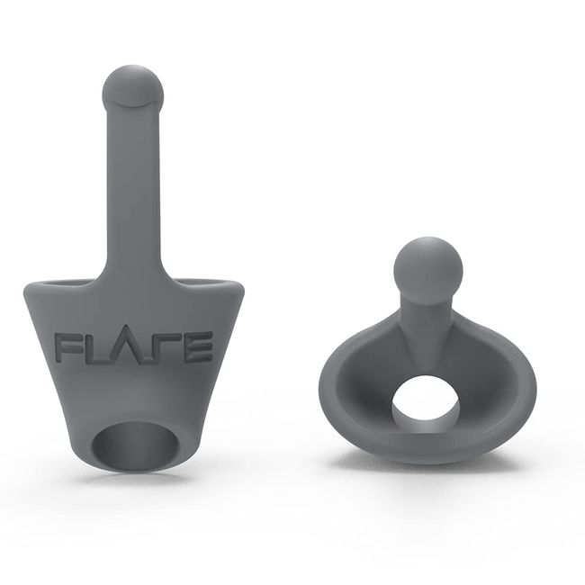 Flare Audio® Calmer® Mini Grey – in Ear Device to Gently Soothe Sound sensitivities and Reduce Stress - Ideal for Sensitive Hearing, Autism, ADHD