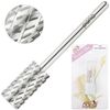 Professional Silver Large Barrel Nail Carbide Drill Bit 4X Coarse Grit