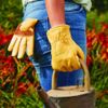 Briers Professional Ultimate Lined Leather Gloves Golden - Medium/Size 8