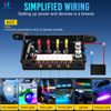 4 Gang Wireless Switch Panel LED Light Bar ON/OFF Circuit Control Box Marine 12V