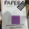 Paper Direct Pristine Specialty Tea-length Menu cards 50 Card Per BxNo Envelopes
