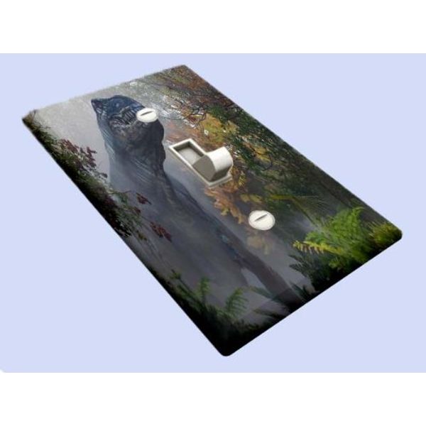 T Rex in the Mist Switchplate - Switch Plate Cover
