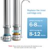 Frizzlife DSF02 Ersatzfilter für DS99 Arbeitsplatten-Wasserfilter (2. Stufe)