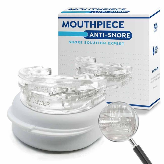 Anti snore device anti snoring solution mouthpiece