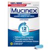 Mucinex 12 Hour 1200mg Maximum Strength Guaifenesin Chest Congestion & Mucus Relief, Guaifenesin Expectorant Aids Mucus Removal, Chest Decongestant for Adults, Dr Recommended, 28ct Tablets