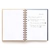 Keep Going Keep Growing Wood Journal [Notebook, Sketchbook, Spiral Bound, Blank Pages]