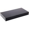 Plymor Black Polished Acrylic Rectangular Display Block, 1" H x 3" W x 6" D (3 Pack)