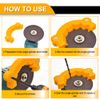 Pilikoll 5 Pcs Drill Sharpener Tool Drill Bits Grinding Attachment Multipurpose Drill Bit Grinding Angle Grinder Grinding Tool Sharpener Grinder Drill Bit Auxiliary Tools for Metal Drill Bits