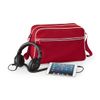 BagBase - Retro Shoulder Bag - Classic Red/White