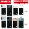 Phone Wallet - Double Pocket - Card Holder (BLACK WHITE)