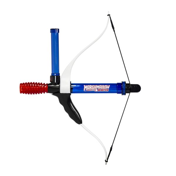 Zing Marshmallow Blaster Mini Bow Shooter -Great for Indoor and Outdoor Play, Launches up to 30 Feet, for Ages 8 and up