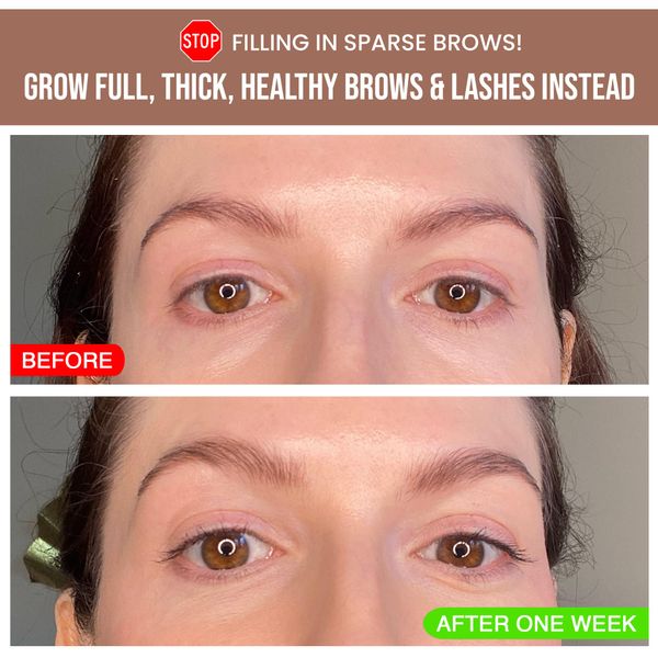 NutraLash by Nutralux Brow and Lash Growth Serum with Organic Ingredients For sensitive eyes - non-irritating: Castor Oil (hexane free) + Vitamin E + Keratin + Biotin, Peptides, Swertia Japonica Extract, Pumpkin Seed Oil, Acorus Calamus Root Extract, Pana