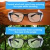 2 Pairs Safety Glasses Side Shields,Fits Medium to Large Eyeglasses Clear