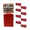 StealthMounts Packout Feet | Mounting Feet for Milwaukee Packout System - 8 Pack (Red)