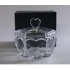 Bohemian Glass Crystal Box Trinket Box (Heart)