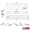 SOTECH Multipurpose Marking and Measuring Tool with Spirit Level