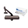 Dark Bronze Adjustable Spring Power Size 2 to 5 Surface Mount Door Closer