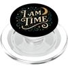 Funny Time Doesn't Exist Philosophy PopSockets PopGrip for MagSafe