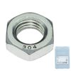 M&B Hexagonal Nuts, 3 Types, Stainless Steel, M16, Pack of 10