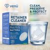 Retainer Cleaner 120 Denture Cleaning Tablets Stain Cleanser Plaque Remover