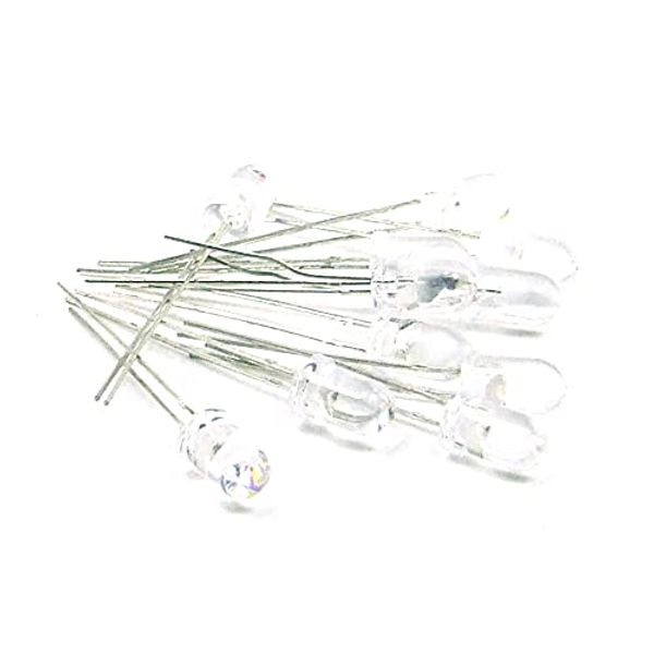 PQMEGA 10 pcs. x LED 5mm 1000mcd Red #A4277