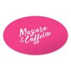 CafePress Mascara & Caffeine Sticker (Oval 50 pk)